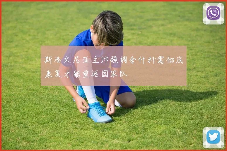 斯洛文尼亚主帅强调舍什科需彻底康复才能重返国家队